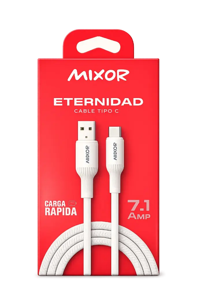 CABLE DE DATOS TIPO C ETERNIDAD MIXOR