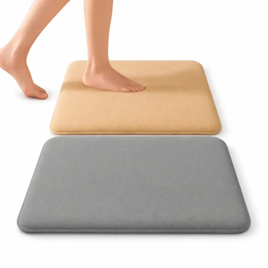 ALFOMBRA DE BAÑO ABSORVENTE RECTANGULAR DL2190