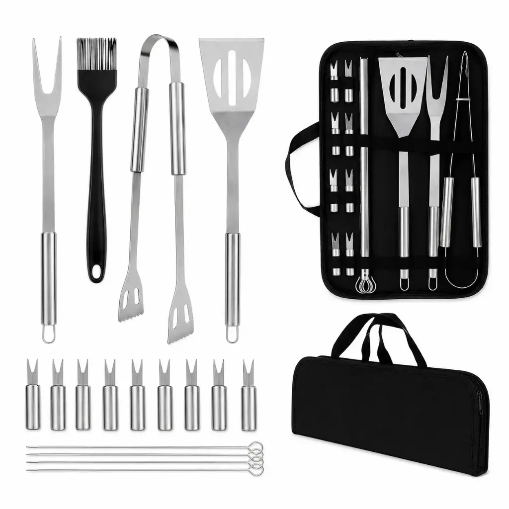 KIT DE PARRILLA 13PCS ACERO