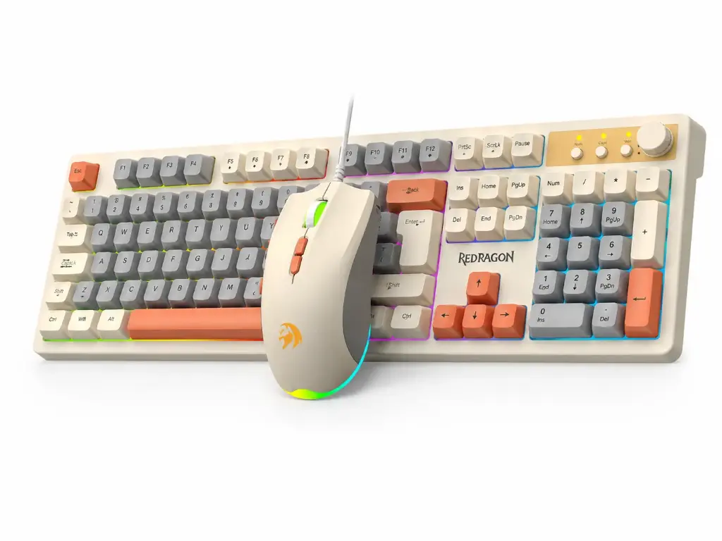 KIT TECLADO+MOUSE CON CABLE RETRO NETKMAK NM-TM34