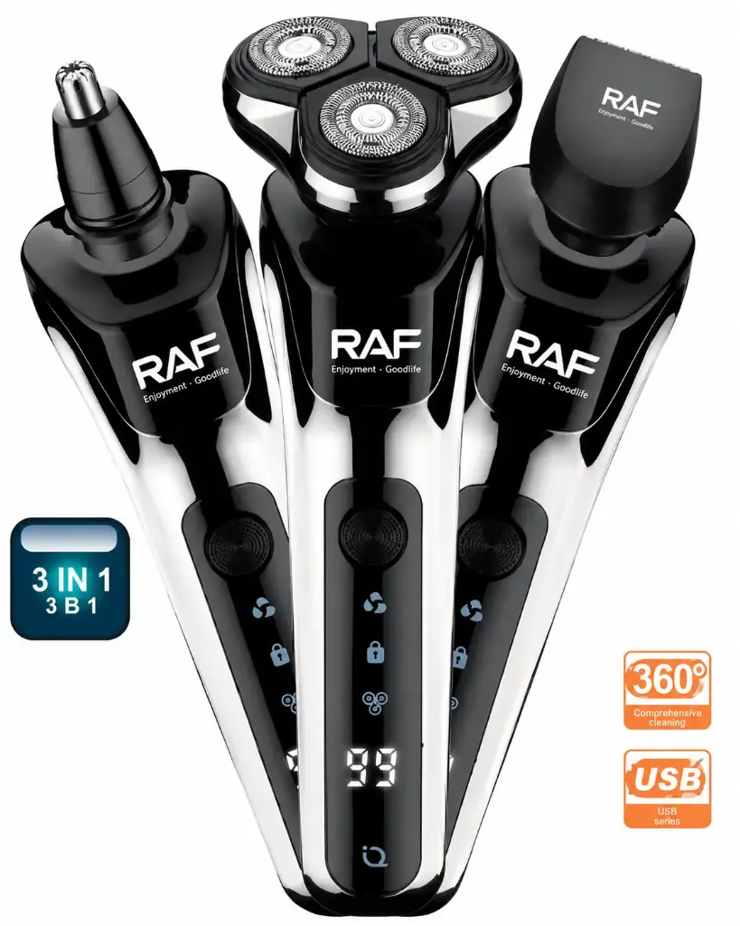 AFEITADORA 3 CABEZALES INTERCAMBIABLES RAF.4043