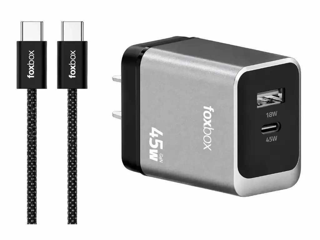 CARGADOR MEGA 3 45W USB+TC + CABLE C A C