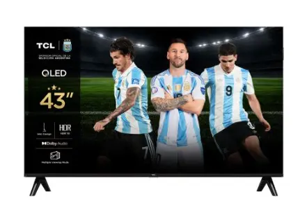TELEVISOR 43'' SMART TV TCL QLED FHD 43S5K S/D