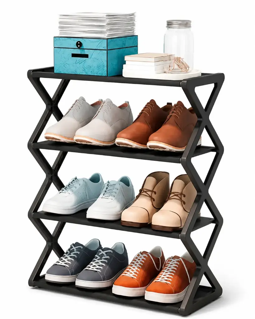 ZAPATERO PLEGABLE  DISEÑO EN X DL2383