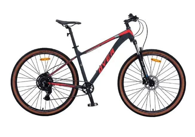 BICI OVERTECH AGRESSOR ALUMINIO RODADO 29 TALLE M - NEGRO/ROJO S/D