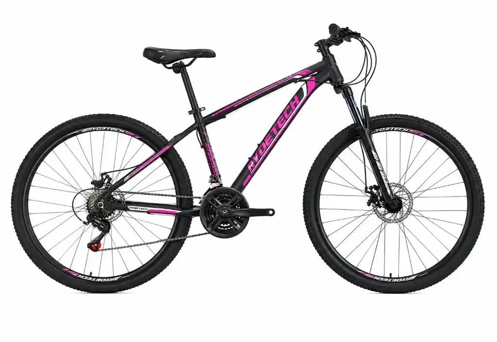 BICICLETA RYDETECH 300GT ACERO RODADO 29 TALLE M - NEGRO/ROSA S/D