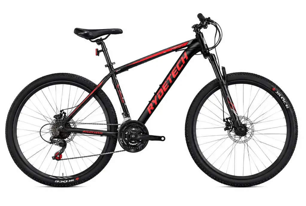 BICICLETA RYDETECH 400 ALUMINIO RODADO 29 TALLE M - NEGRO/ROJO S/D
