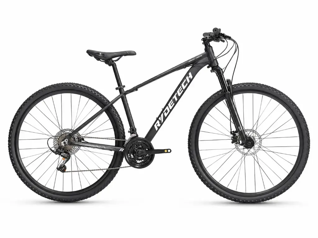 BICICLETA RYDETECH 700 PRO ALUMINIO RODADO 29 TALLE M - NEGRO/BLANCO