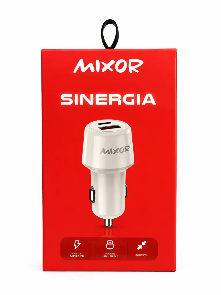 CARGADOR MIXOR SINERGIA 30W USB + TC