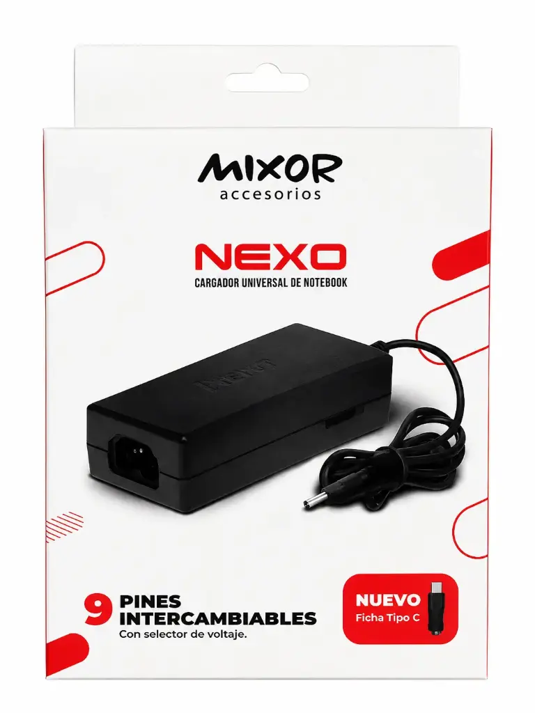 CARGADOR DE NOTEBOOK MIXOR NEXO