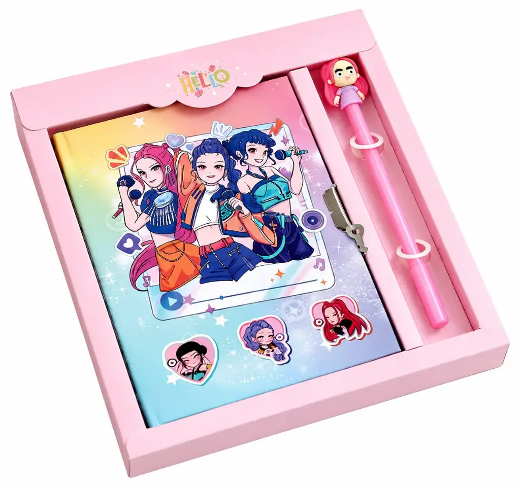 CUADERNO K-POP CON LAPICERA BB20414