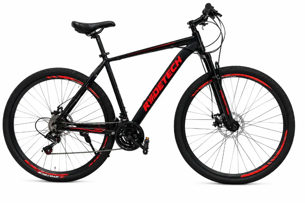 BICICLETA RYDETECH 700 PRO ALUMINIO RODADO 29 TALLE M - NEGRO/ROJO S/D