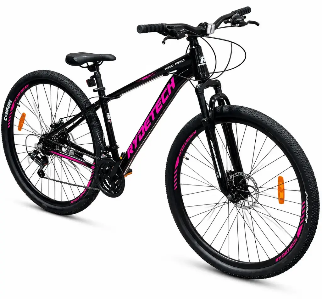 BICICLETA RYDETECH 700 PRO ALUMINIO RODADO 29 TALLE M - NEGRO/ROSA S/D