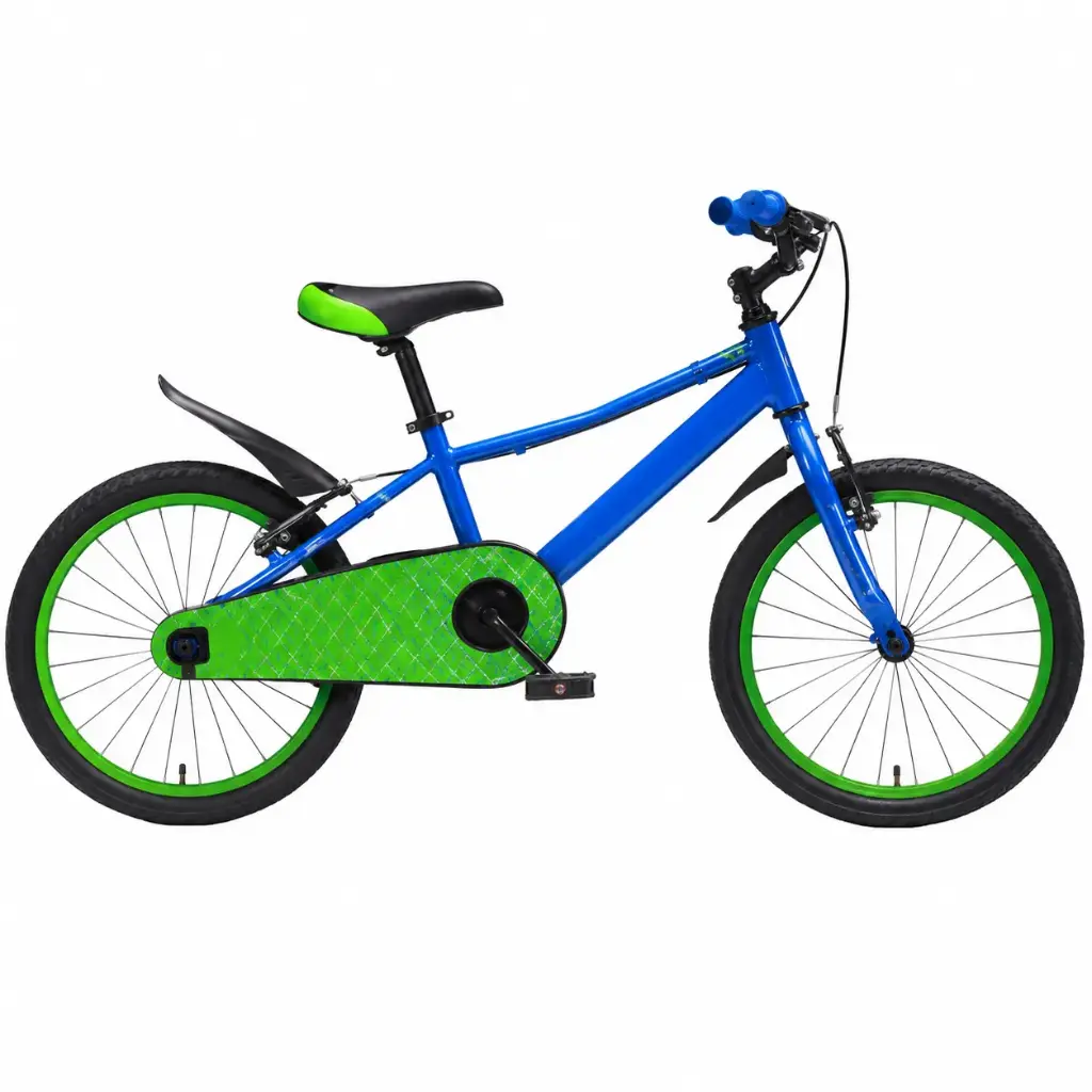 BICICLETA OVERTECH Q5 R20 AZUL/VERDE - PREVENTA