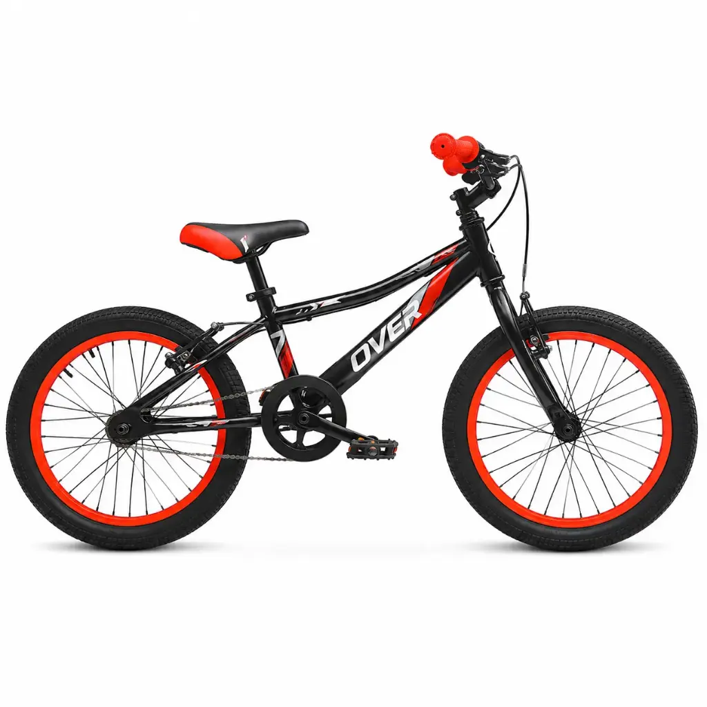 BICICLETA OVERTECH Q6 R20 NEGRO/ROJA - PREVENTA
