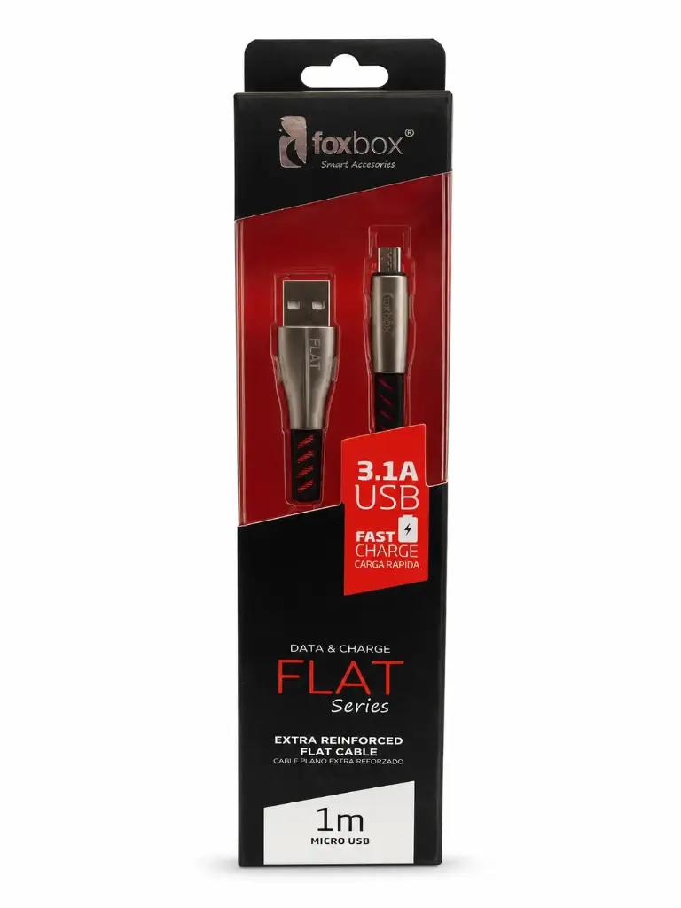 CABLE DE DATOS FLAT FOXBOX V8