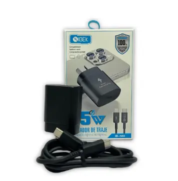 CARGADOR CON CABLE TIPO C A C 25W IBEK IB-580