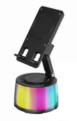 PARLANTE RGB CON SOPORTE PARA CELULAR