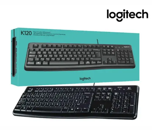 TECLADO LOGITECH CON CABLE MK120