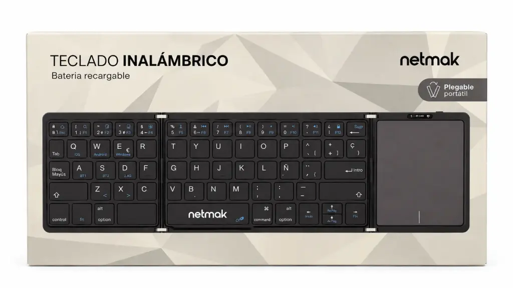 TECLADO PLEGABLE CON TOUCHAPAD 5.0 REC NM-KB915