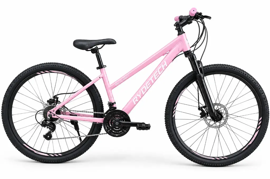 BICICLETA RYDETECH 500 VERSION LADY ACERO RODADO 29 TALLE M - ROSA/GRIS S/D