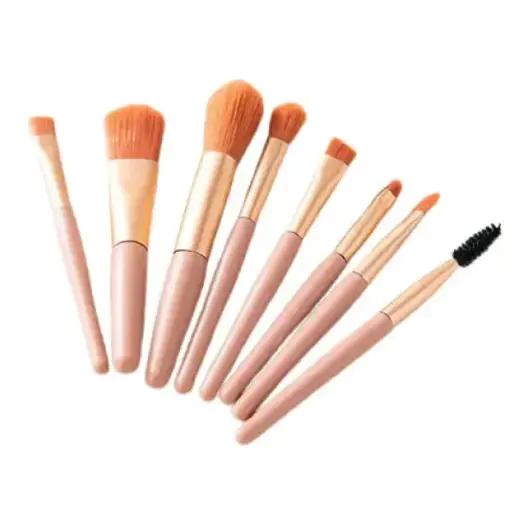 [101668] SET BROCHA MAQUILLAJE DRB-01 BOLSITA TRANSPARENTE