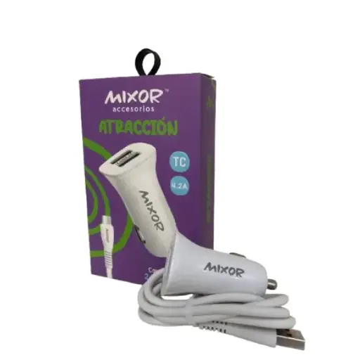 [59948] CARGADOR AUTO MIXOR ATRACCION TIPO C
