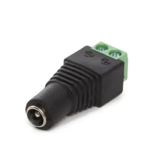 [97779] ADAPTADOR DC 12V VERDE (HEMBRA)