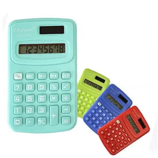 [333337] CALCULADORA MINI DE COLORES 888 BLISTER