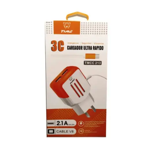 [988034] CARGADOR TIME 2,1A V8 - 213/217