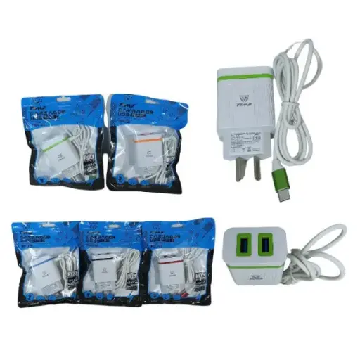 [90025] CARGADOR TIME 3,1A TIPO C 322 BOLSITA