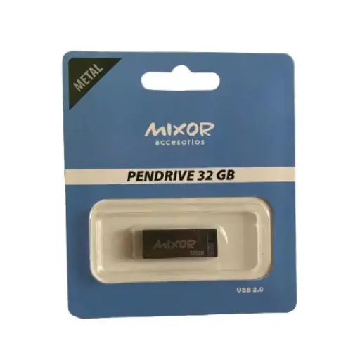 [60044] PENDRIVE 32GB MIXOR MOD2 METAL