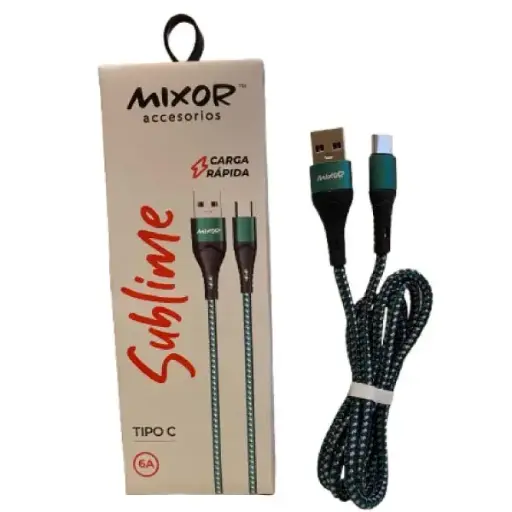 [90317] CABLE DE DATOS TIPO C MIXOR SUBLIME