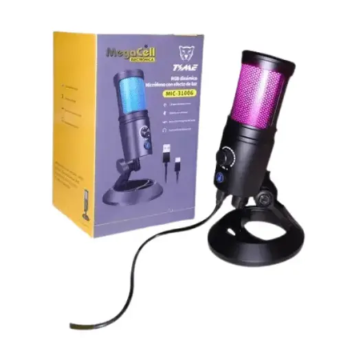 [998992] MICROFONO TIME RGB DINAMICO 31009