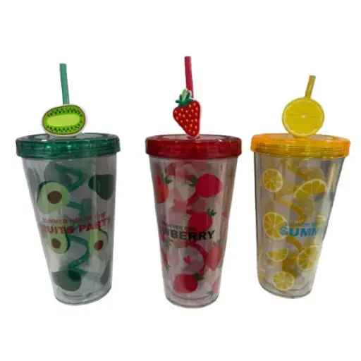 [999069] VASO G272-01 ACRILICO CON FRUTAS 
