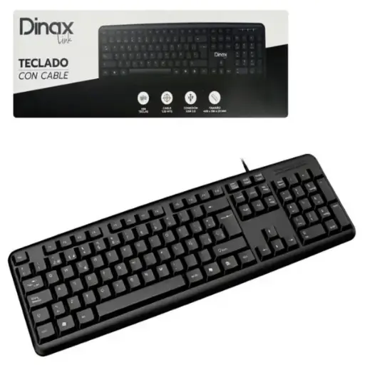 [101627] TECLADO MULTIMEDIA DINAX TEC300