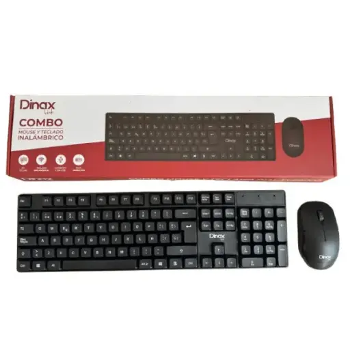 [101630] KIT TECLADO+MOUSE INALAMBRICO DINAX MTC32