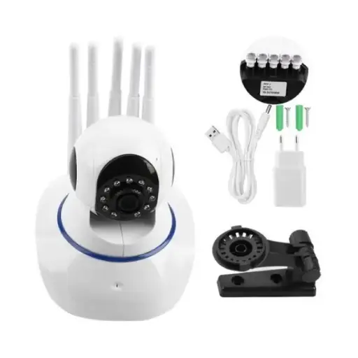 [101898] CAMARA IP 360° SMART WIFI 5 ANTENAS