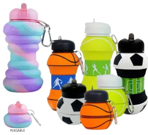 [102167] BOTELLA SILICONA PLEGABLE JS-5