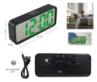 RELOJ DESPERTADOR 7143