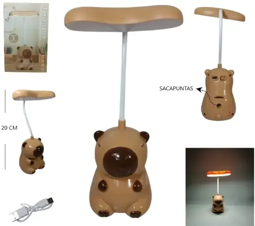 LAMPARA LED - CAPIBARA CON SACAPUNTAS 83064