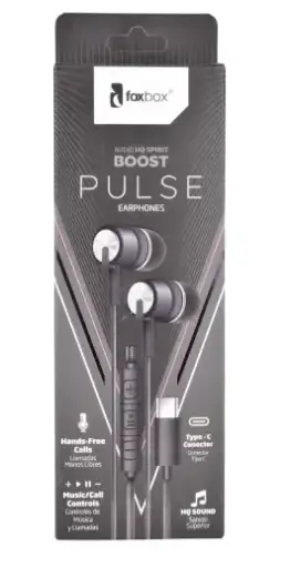 AURICULAR IN EAR BOOST PULSE TIPO C FOXBOX