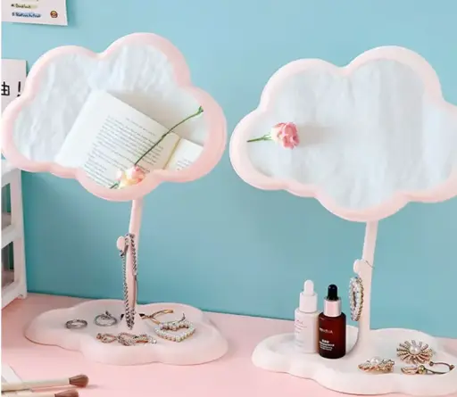 ESPEJO FLOR CON JOYERO CB20137