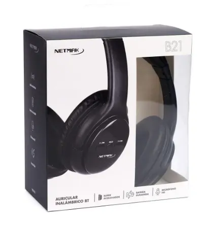 AURICULAR BT VINCHA NM-B21 NETMAK