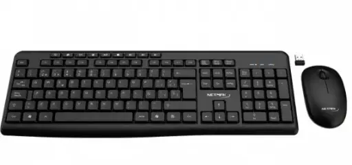 KIT TECLADO+MOUSE INALAMRBICO NETMAK NM-KB770/60
