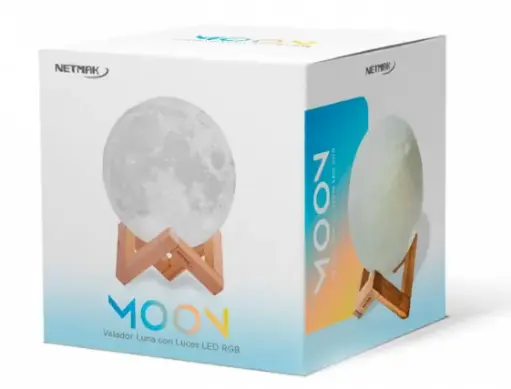 LAMPARA LED - LUNA NETMAK 12CM NETMAK