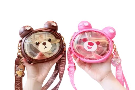 BOTELLA OSITO CON OREJITAS 750ML BWH0061