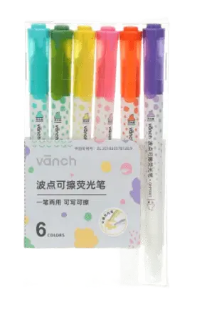 RESALTADORES BORRABLES 6PCS BA-15195