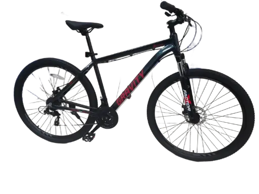 BICICLETA MTB GRAVITY GLOCK TALLE M/L R29 (GRIS Y ROJO) -S/D