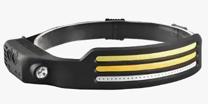 LINTERNA FRONTAL TRIPLE LED C/SENSOR MODV-001L